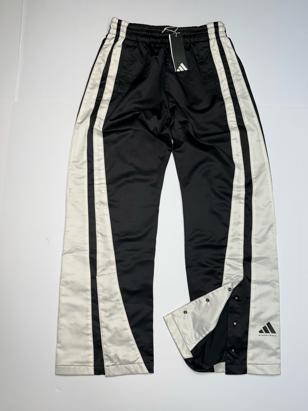 Adidas LX Pants Basketball JL6885 Unisex Size XS Black/white Retail $120 NWT